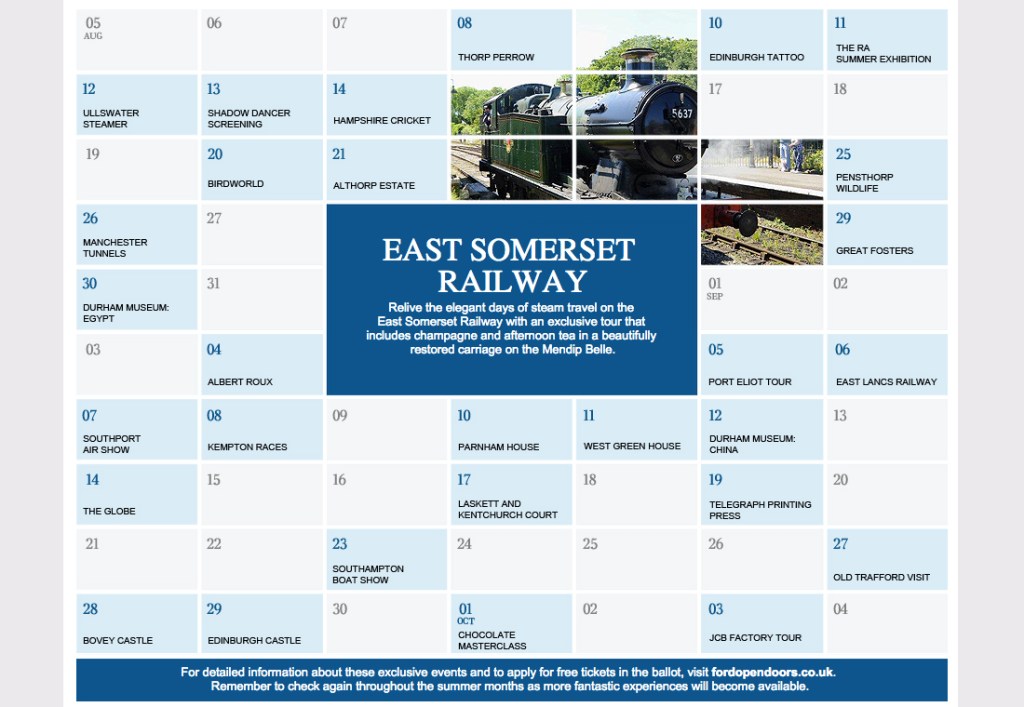 Ford calendar - final design (with selection)