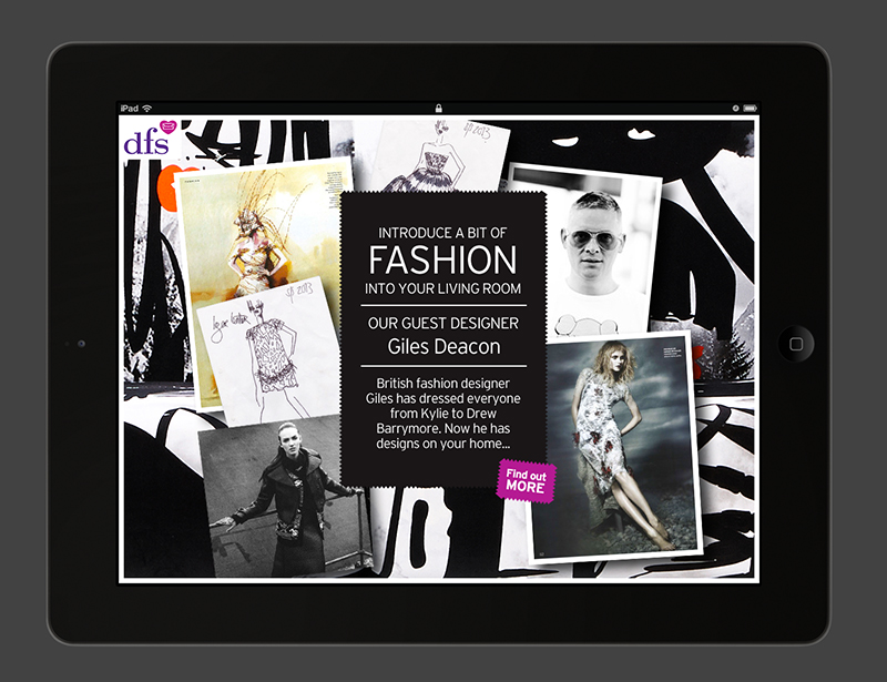 DFS - iPad interstitial advert