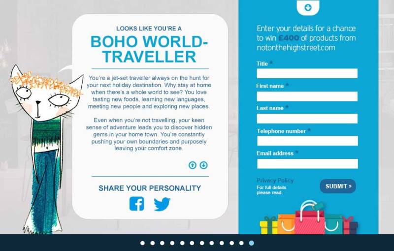 Not on the High Street - final design (final page with competition)